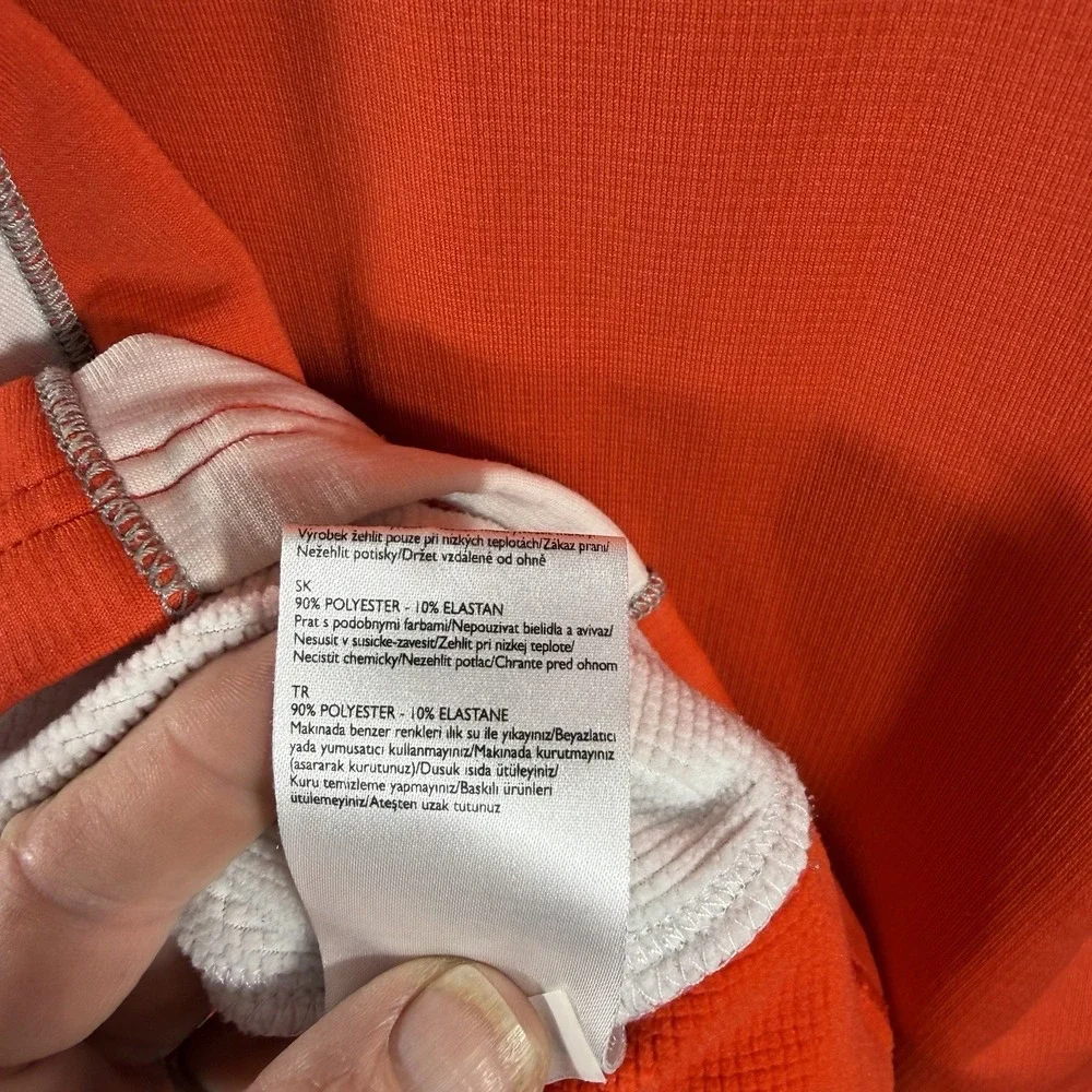 Galvin Green Insula Technology Full Zip Jacket Size XL Orange White Golf Light